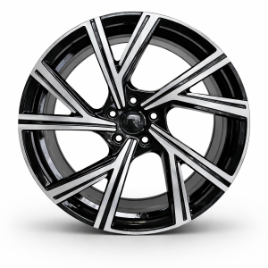 BERGAMO STYLE 19X8.0 5X112 CB57.1 BLACK MF ET45