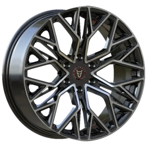Wolfrace Eurosport FLO 6 Gloss Black Polished