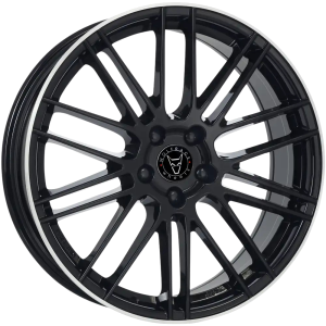 Wolfrace Eurosport TUV Kibo Diamond Black Polished