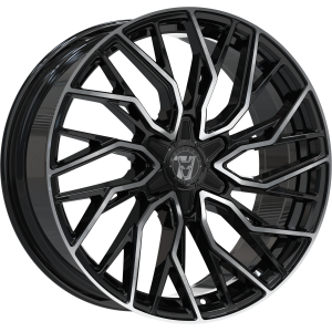 Wolfrace 71 Voodoo GT6 Gloss Raven Black Polished