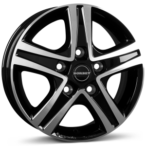 BORBET CWD Black Glossy Polished