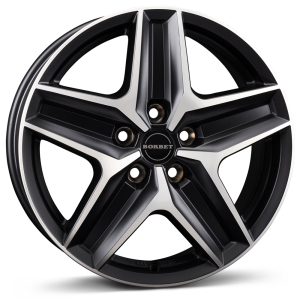 BORBET CWZ Black Polished Matt